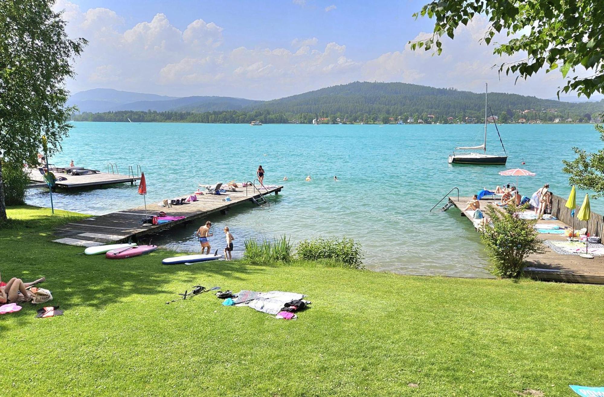 "Casa Antonio" 3 Gehminuten Strandbad Sekirn, Inkl Seezugang 외부 사진
